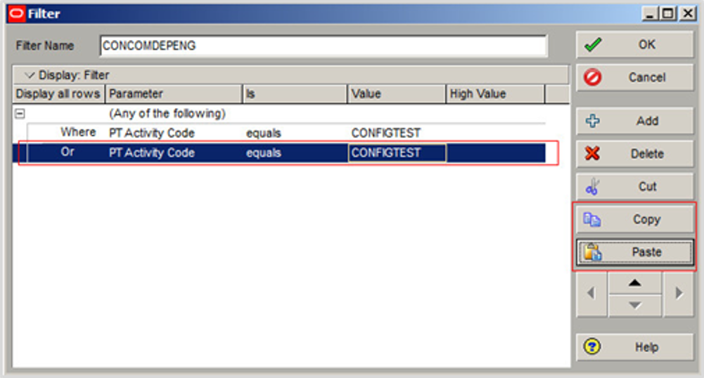 Primavera P6 Activities Filtering